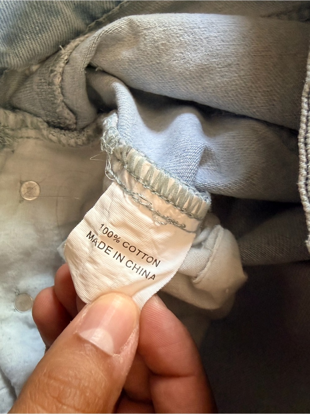 Princess Polly Light Blue Cargo Jeans | Size 4 - Picture 6 of 6